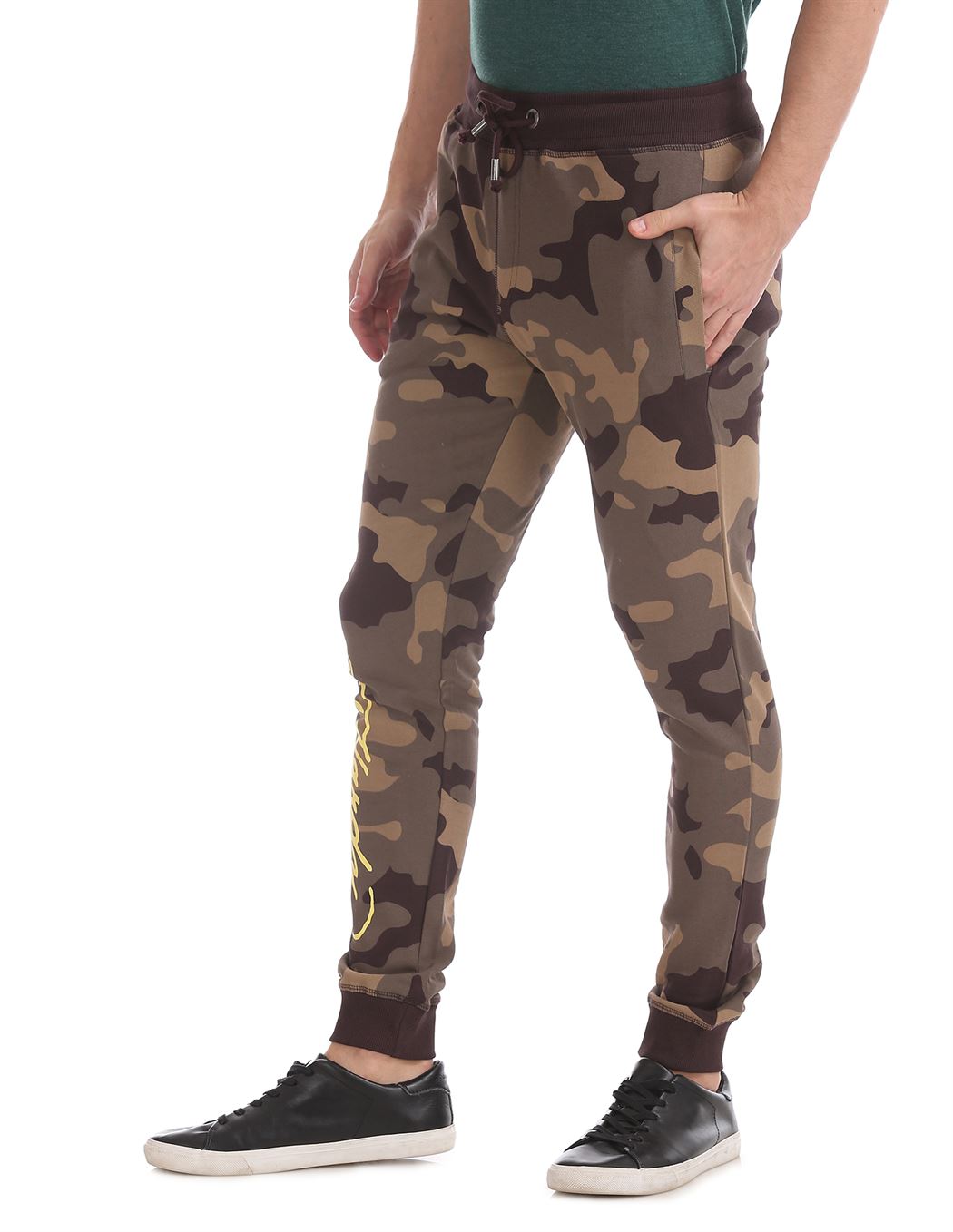 Ed Hardy Men Casual Wear Military Camouflage Track Pants